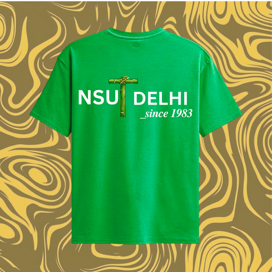 NSUT Signature Oversized Tee — Emerald Green Edition 💚