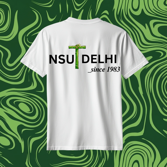 NSUT Signature Oversized Tee — Classic White Edition 🤍