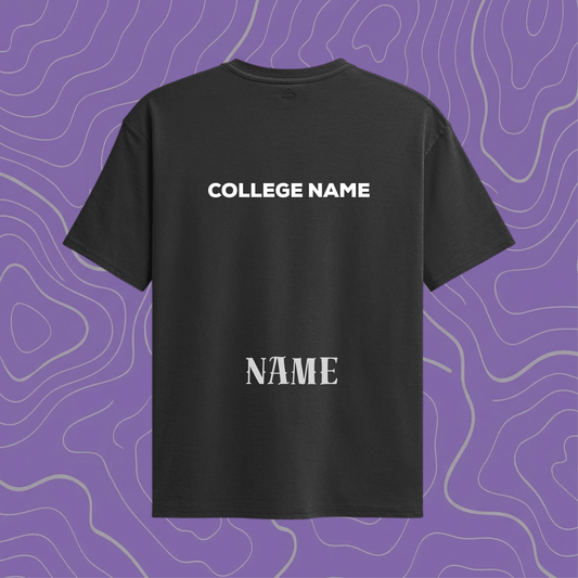 Customizable College Print Oversized Tees🚀