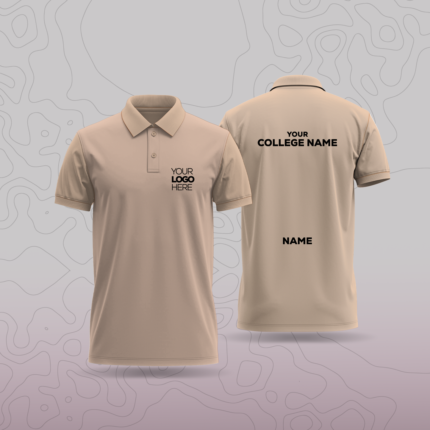 Custom Your college Print Polo tshirt🍂💥