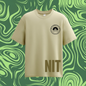 🌿 NIT PATNA Sand Beige Oversized Tee — 240GSM
