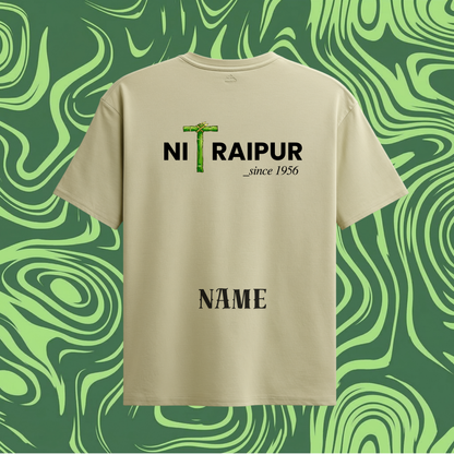 NIT Raipur Custom Name Oversized Tee 🥷🔥