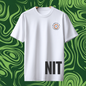 NIT Silchar Customizable Oversized Bamboo print tee🌿 — White⚪