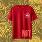 🔴NIT PATNA Crimson Red Oversized Tee — 240GSM