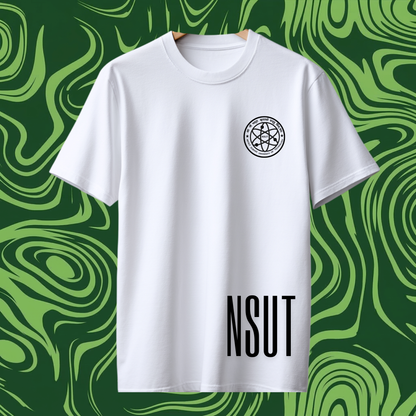 NSUT Signature Oversized Tee — Classic White Edition 🤍