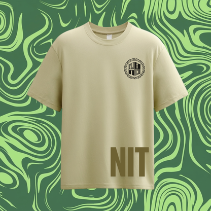 NIT Delhi Customizable Oversized Tee Hindi Style — Sand Beige🍂