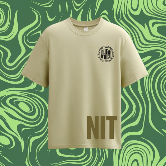 NIT Delhi Customizable Oversized Tee Hindi Style — Sand Beige🍂