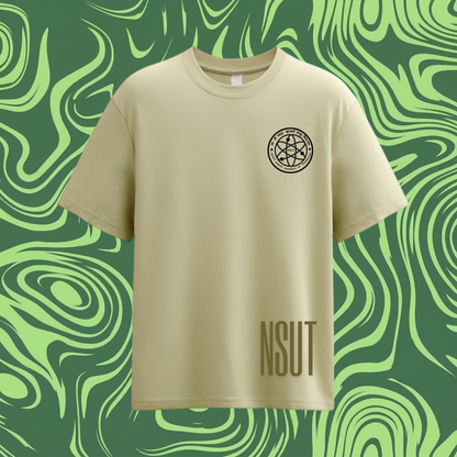 NSUT Signature Oversized Tee — Sand Edition 🌿