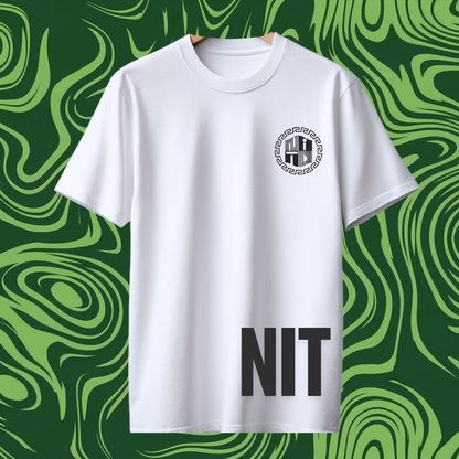 NIT Delhi Customizable Oversized Tee Hindi Style —  White⚪