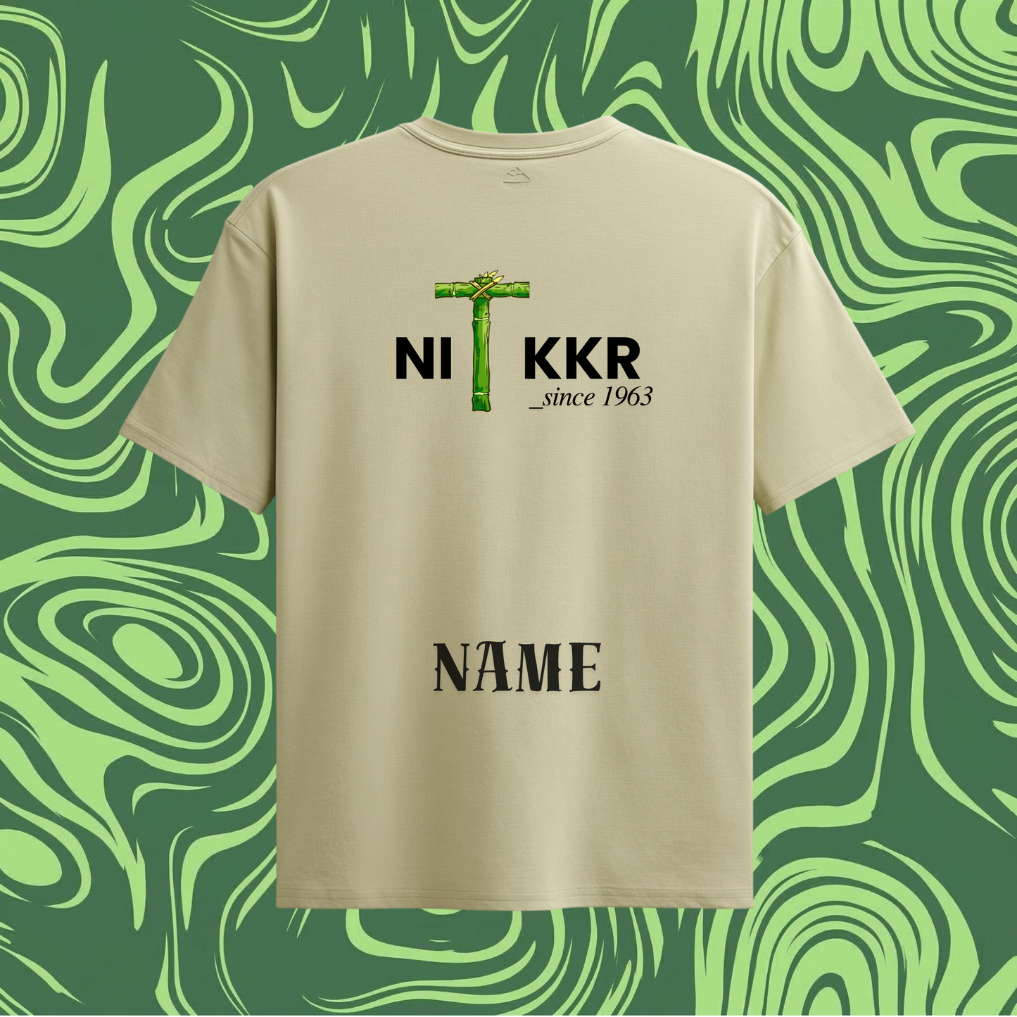 NIT Kurukshetra Custom Name Oversized tee🍂