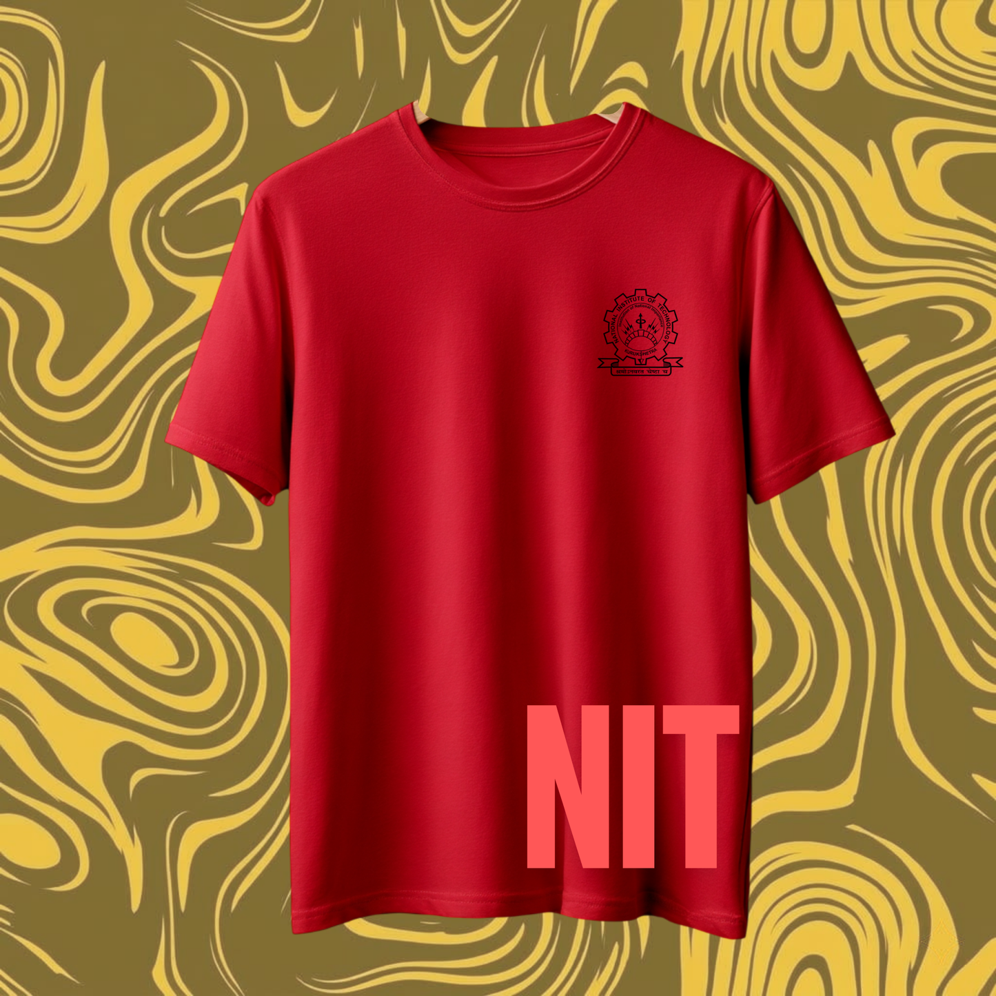 NIT Kurukshetra Custom Name Oversized tee🍂