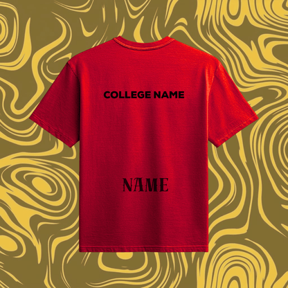 Customizable College Print Oversized Tees🚀