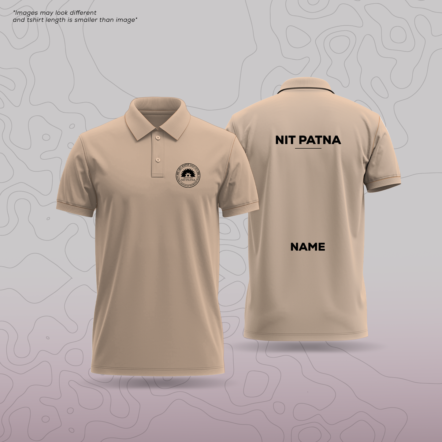 NIT Patna Custom Name Polo Tshirt — 240GSM💥
