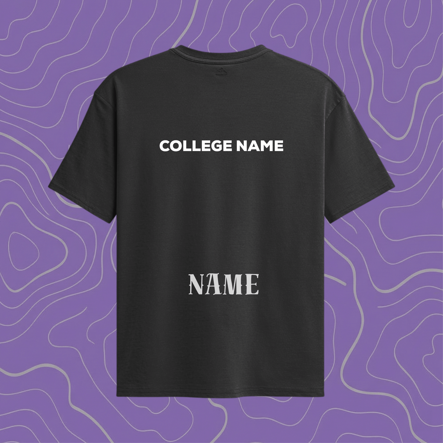 Customizable College Print Oversized Tees🚀