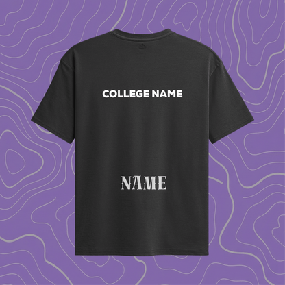 Customizable College Print Oversized Tees🚀