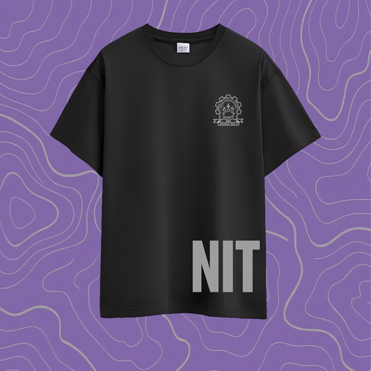 NIT Kurukshetra Custom Name Oversized tee🍂