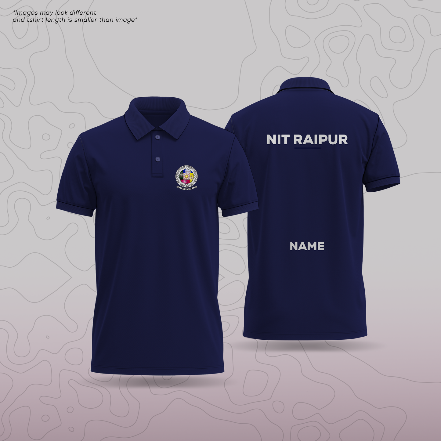 NIT Raipur College Print Polo tshirt🍀