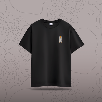 Space Graphic Custom Print Oversized Tee — 240GSM🚀💥