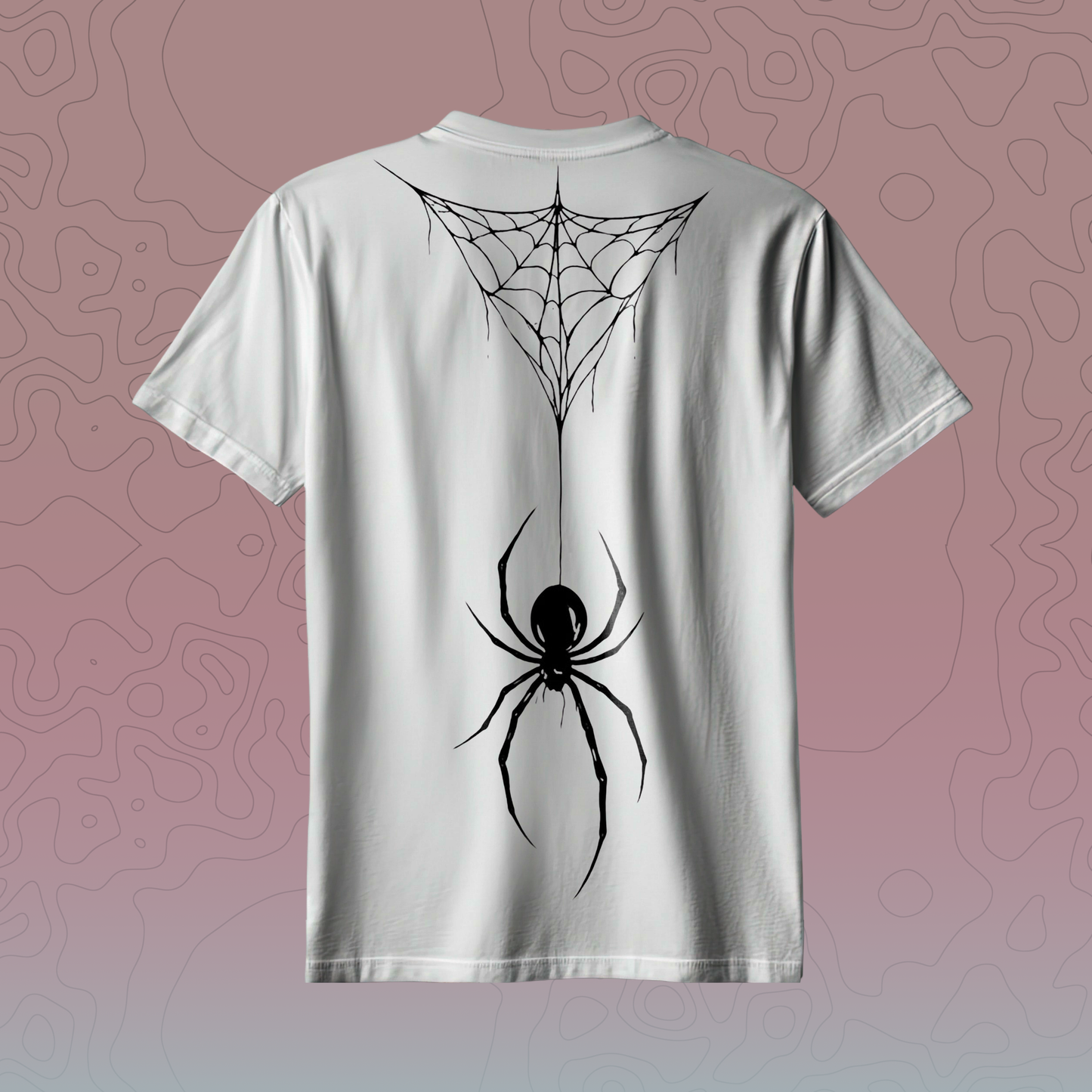 Spiderweb spider Oversized cool Tshirt— High quality white🕸️