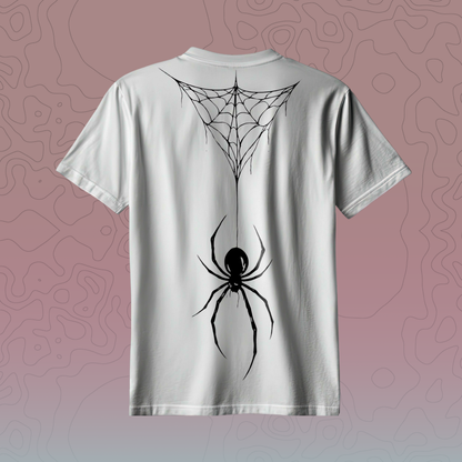 Spiderweb spider Oversized cool Tshirt— High quality white🕸️