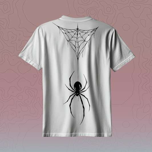 Spiderweb spider Oversized cool Tshirt— High quality white🕸️